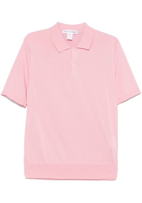 polo knitted uomo rosa COMME DES GARÇONS SHIRT | FO-N0073